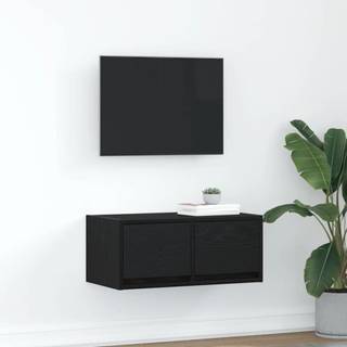 Tv-Borde 60X31X25,5 Cm Konstrueret Træ - 1 / Sort eg / 60 x 31 x 25.5 cm