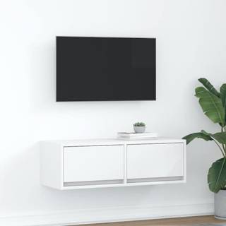 Tv-Borde 60X31X25,5 Cm Konstrueret Træ - 1 / Hvid / 80 x 31 x 25.5 cm