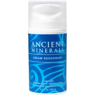 Ancient Minerals Cream Deodorant Unscented-Natural ikke-giftig aluminiumfri (2,7 fl oz)
