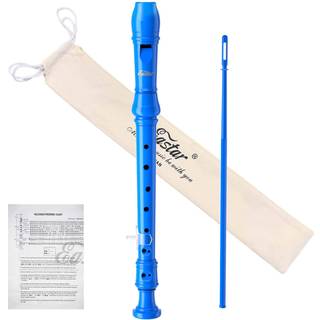 Eastar Soprano Recorder Instrument for B?rn Begyndere Tysk Fingers?tning C-n?gle med reng?ringss?t Tommelfingerst?tte Bomuldspose Fingerdiagram E