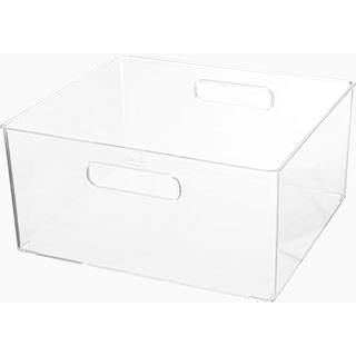 Kasser i klar plast - Transparent - 31cm x 31cm x 14,3cm - Agnete