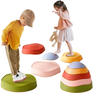 Lille land springbr?t til b?rn 5 stk. Ikke-glidende sm?barn-springbr?t Sensoriske trinstoner til promovering af sm?barns balance- og koordination