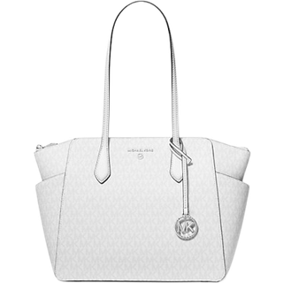 MK Marilyn Medium Signature Logo Tote Bag - Grey - Michael Kors - ONE SIZE