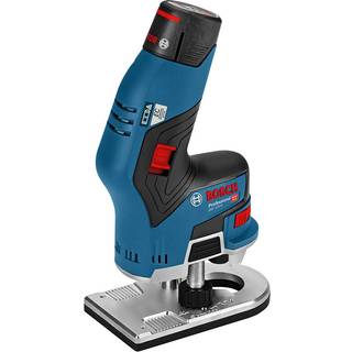 BOSCH GKF 12V-8 Kantfræser Li-Ion +2x batterier 12V, 2Ah + oplader + værktøjstaske