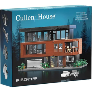 House Building Set kompatibelt med LEGO Arkitektur blokerer Romantik Film Fans House Creative Present for Adult Halloween Christmas Valentine (86