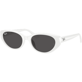 Ray - Ban Unisex RB4457D 677287 Solbriller Injiceret Hvid Grå Pillow Normal