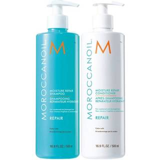 Moroccanoil Repair Sæt Til skadet og skrøbeligt hår - 2 stk.