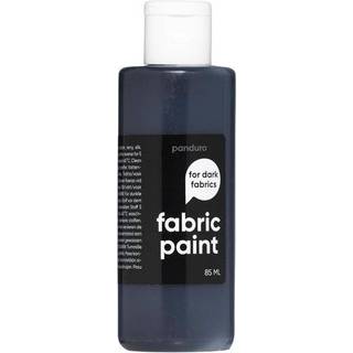 Fabric Paint 85 ml – sort, dækkende tekstilfarve til mørkt stof