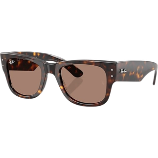 Ray - Ban Unisex RB0840S MEGA WAYFARER 902/1A Solbriller Acetat Skildpadde Violet Firkantet Normal