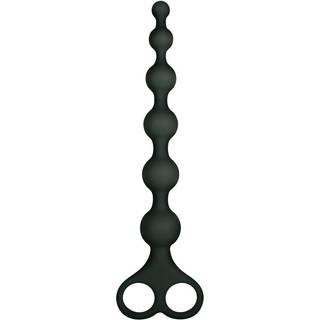 Arse Beads Silicone Black 26 cm