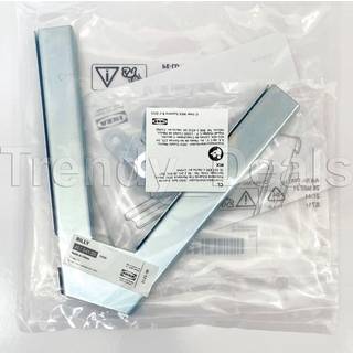 Ikea Billy Corner Hardware Galvanized