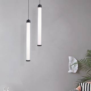 LED designer hængelampe - 3000K, sort+hvid, hus - Kulør : Varm