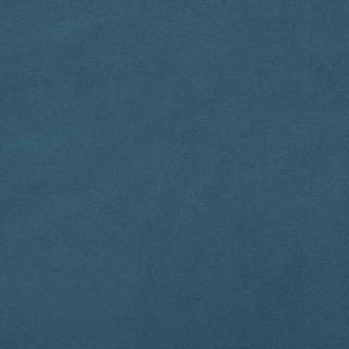 Sengegavl Med Kanter Fløjl - Mørkeblå / 163 x 23 x 118/128 cm