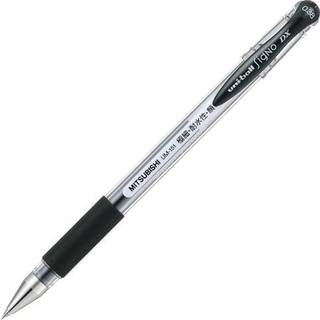 Uni -Ball Signo DX UM -151 Gel Ink Pen - 0,38 mm - Sort (s?t af 2)
