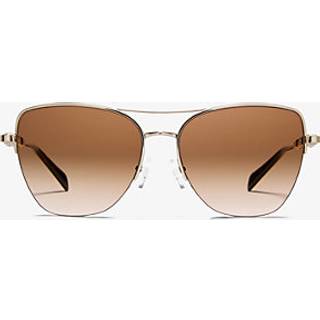 Michael Kors Kvinde MK1163 DORADO BEACH 101413 Solbriller Metal Guld Brun Firkantet Normal Skygge