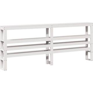 Sengeramme Med Hovedgærde Uden Madras Hvid 160X200 Cm