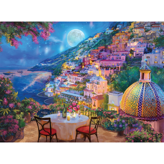 Buffalo Games - Lillia - Rendezvous Positano - 1000 Piece Jigsaw Puzzle for Adults -Calenging Puzzle Perfekt för spelnätter - Färdig storlek är 2