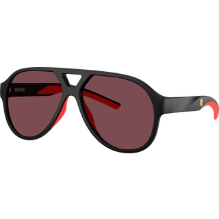 Ferrari Scuderia Unisex FZ6014U 504/1E Solbriller Injiceret Sort Rød Pilot Normal