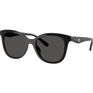 Coach HC8419U CAD25 500287 55 Solbriller Kvinder Black - Black - 55mm