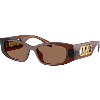 Michael Kors Kvinde MK2243U RHODES 402173 Solbriller Injiceret Brun Brun Geometrisk Normal