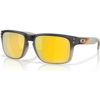 Oakley OO9102 HOLBROOK Polarized 9102AH 55 Solbriller Mænd Black - Grey - 55mm