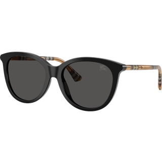 Burberry Kvinde BE4455 416187 Solbriller Acetat Sort Grå Pantos Normal