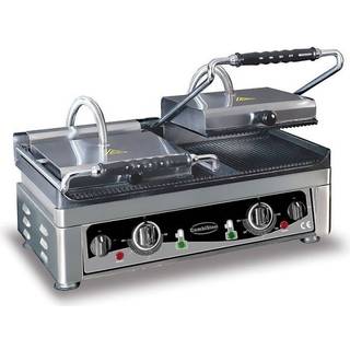 Kontaktgrill / klemmegrill 3,5 kW – rillet top/glat bund