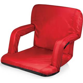 Oniva - Ett picknicktidsvarumärke Ventura Reclining Stadium Seat With Back Support - Bleacher Seat - Beach Floor Chair (Red)