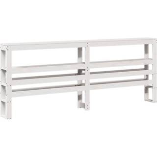 Sengeramme Med Hovedgærde Uden Madras Hvid 140X200 Cm