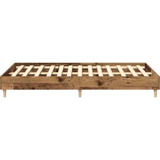 Sengestel Uden Madras Konstrueret Træ Antikt Træ - Gammelt træ / 120 x 200 cm