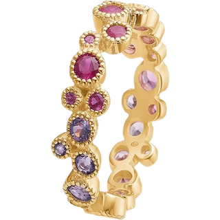 Mads Z Luxury Rainbow pink 14 kt. guld ring