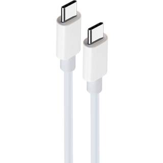 MaxLife USB-C til USB-C opladerkabel - 100W - 1m - Hvid