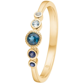 Mads Z Blue Poetry Ring 14kt. 1546181