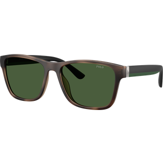 Polo Ralph Lauren Mand PH4229U 607071 Solbriller Injiceret Skildpadde Grøn Firkantet Normal