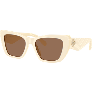 Tory Burch TY7216U 203173 52 Solbriller Kvinder Hvid - Ivory White - 52mm