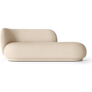 Rico Divan Left - Brushed - Off-white