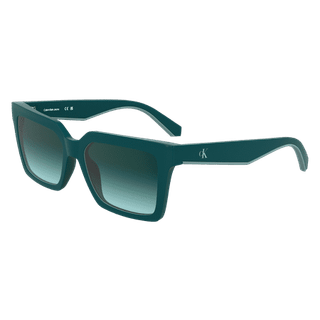 Calvin Klein Unisex CKJ25602S 432 Solbriller Bio-injekt Petrolium Grøn / Petrolium Firkantet Normal