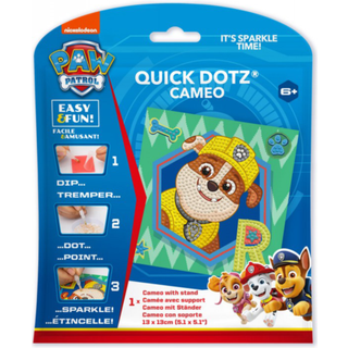 Diamond Dotz Dotzies: Paw Patrol, Rubble diamond painting sæt - 18 x 18 cm
