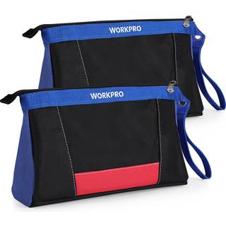 WorkPro 12 """" V?rkt?jsposer med lynl?s til v?rkt?jspose til v?rkt?jsarrang?rer og opbevaring Lille v?rkt?jspose Multipurpose Storage Pouch 2-Pack