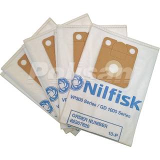Støvsugerposer til VP300, VP600, GD1010 10 stk Microfiber