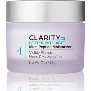 CLARITYRX Bedre med Age Multi-Peptid Anti-Aging Facial Moisturizer Natural Lifting & Stramning Face Cream Plant Based Cruelty Free Paraben Free (