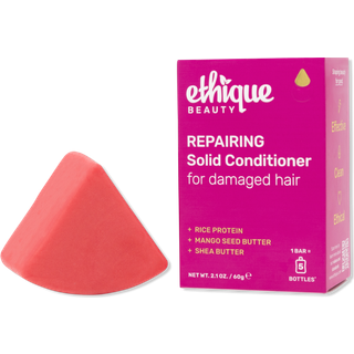 Ethique Repairing Conditioner Bar til tørt beskadiget hår med risprotein - plastfri vegansk grusomhedsfri 2.12 oz - Tidligere for lækker