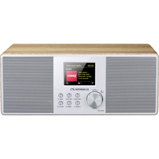 Amadeus Crescendo DAB+ WiFi radio, Mørkt træ ➞ På lager - klar til levering og afhentning
