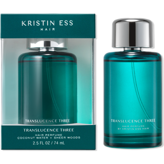 Kristin Ess Translucence Three Hair Parfume - Coconut Water & Sheer Woods Opfrisker jeblikkeligt og forbedrer glans 2,5 fl. oz