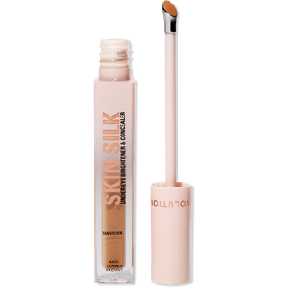 Revolution Skin Silk Radiant Serum Under Eye Brightener & Concealer Tan Golden