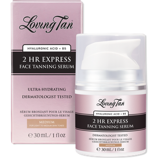 Loving Tan 2 HR Express Selvbruner serum til ansigtet Skygge Medium 30 ml - 30 ml