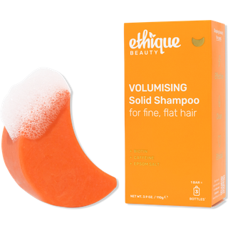 Etikvolumiserande schampobar med biotin för tunt fint hår - plastfri vegansk grymhetsfri 3,88 oz - tidigare söt & kryddig - tidigare söt & kryddi