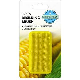 R&M majs de-silking børste vegetabilsk børste let at holde lille gul