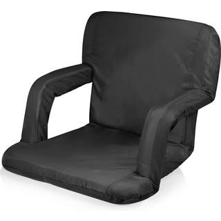 Oniva - Ett picknicktidsvarumärke Ventura Reclining Stadium Seat With Back Support - Bleacher Seat - Beach Floor Stol (Black)