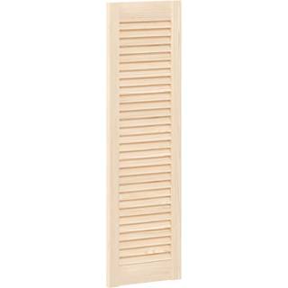 skabslåge 99x29,5 cm lameldesign massivt fyrretræ